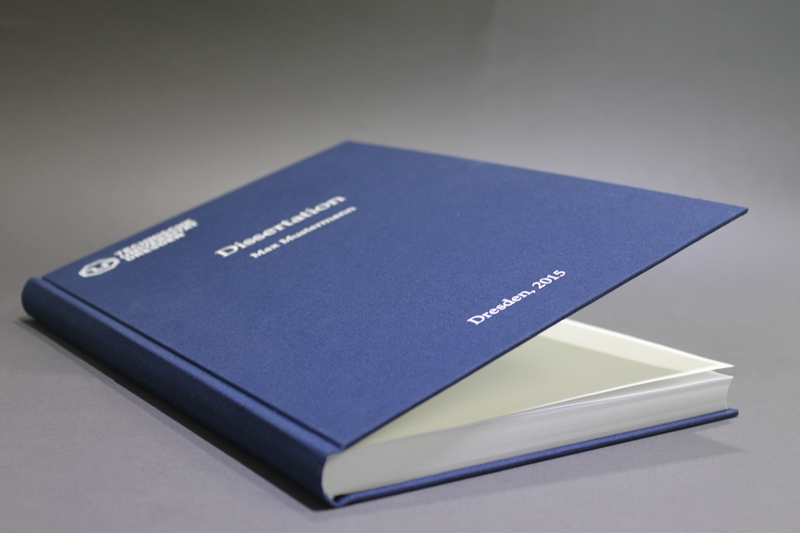 Fächerklebebindung Diplomarbeit-drucken